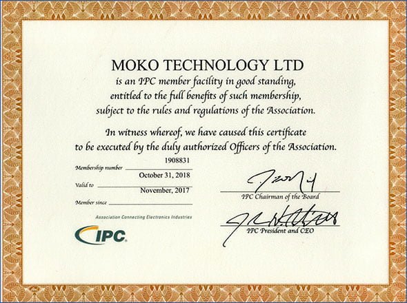 IPC certificate