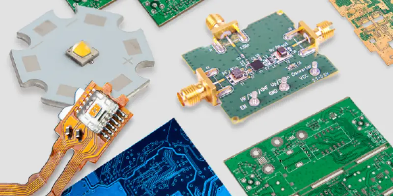 Tipos de materiales de PCB