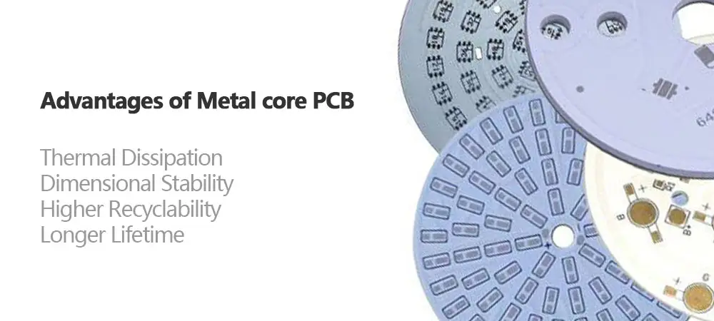 Metal çekirdekli PCB'nin Avantajları