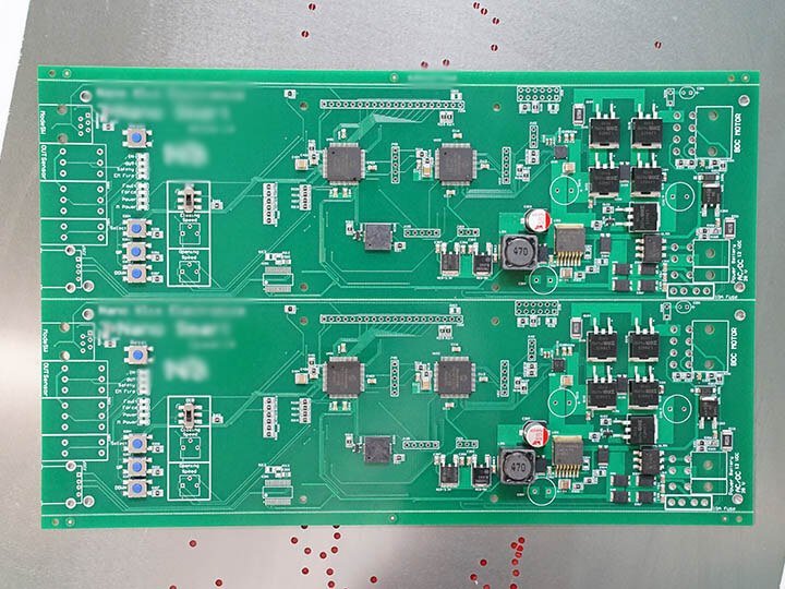 PCB Circuit Imprimé 233mmx160mm 1 mm fr4 unilatérale avec du papier de verre #a2464