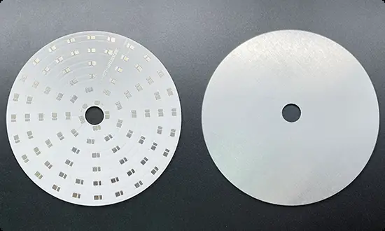 Placa PCB con respaldo de aluminio