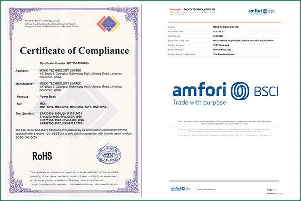 Certifications We Got