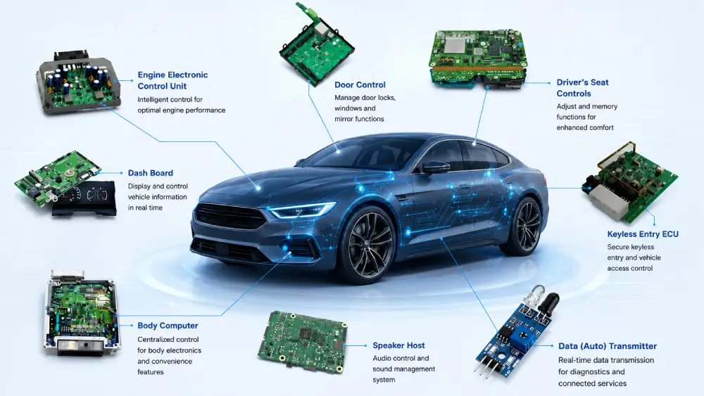 applications of automotive PCBs