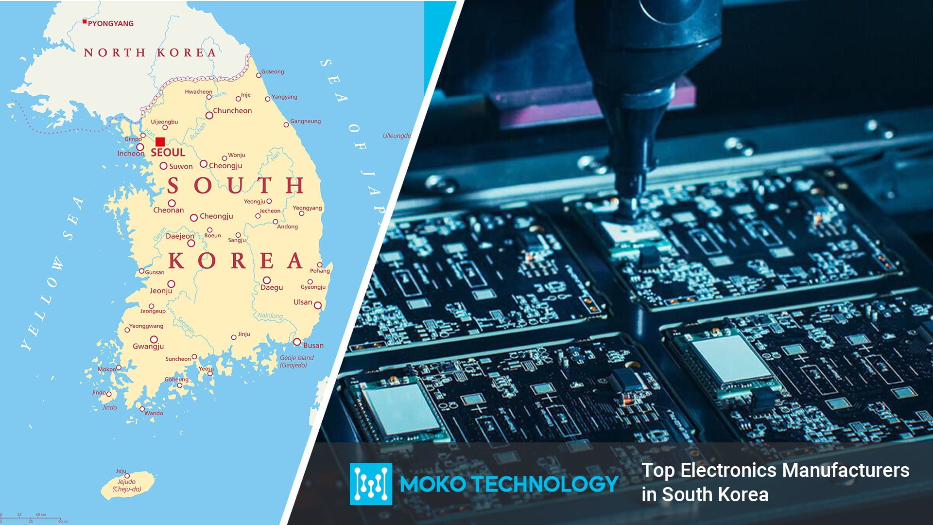 Fabricants d'électronique en Corée du Sud