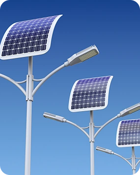 Inteligentne lampy uliczne zasilane energią słoneczną