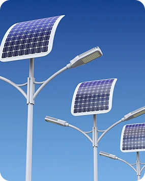 Smart solar street lights