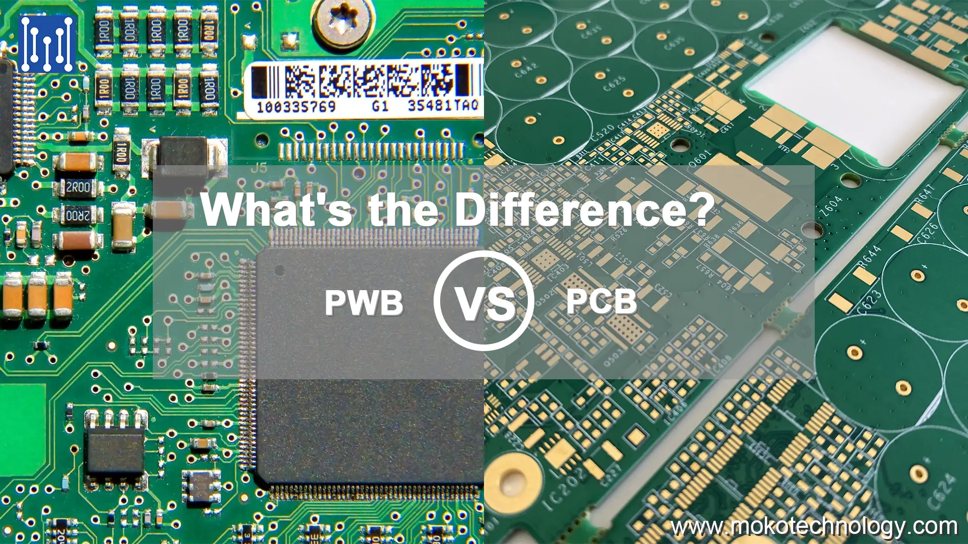 PWB 對比. 印刷電路板:What's the Difference?