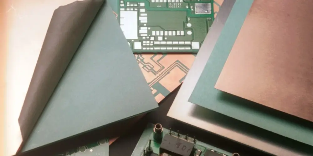 Diferentes laminados de PCB