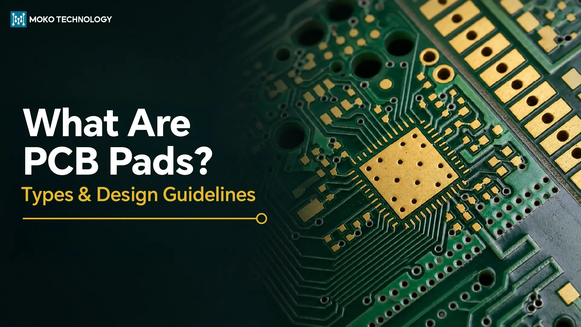 What are PCB pads banner
